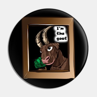 Grass arts; the goat Pin