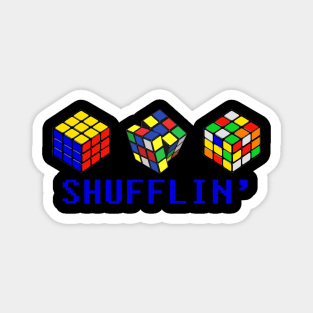 Rubik's cube shuffling Magnet