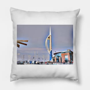 Spinnaker Tower  - Portsmouth, Hampshire Pillow