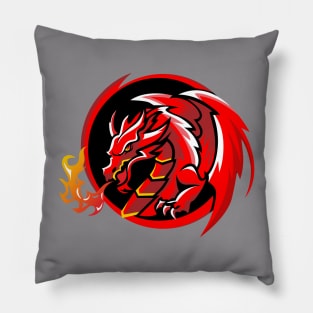 Red Dragon Pillow