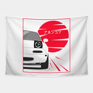 Mazda Miata Front View Tapestry