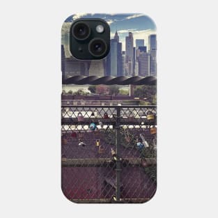 Manhattan Skyline Love Padlocks NYC Phone Case