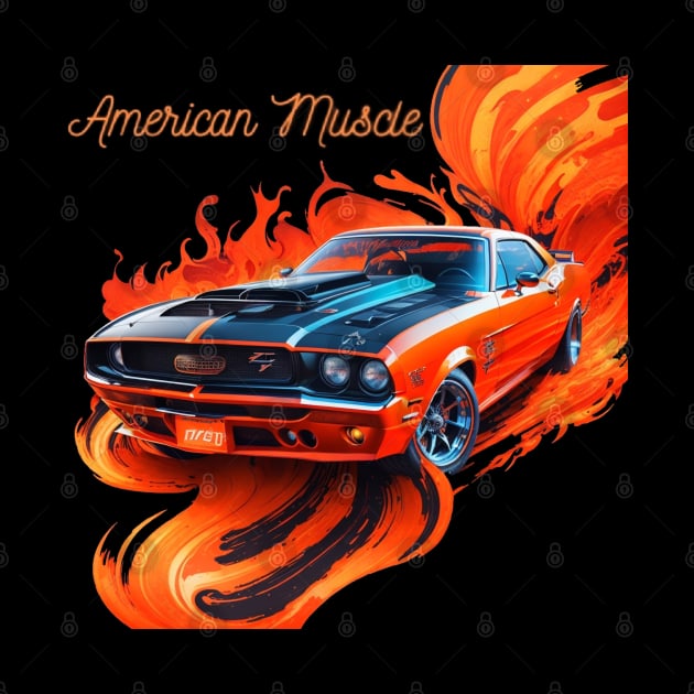 Fiery American Muscle by  Colorful&Goldie