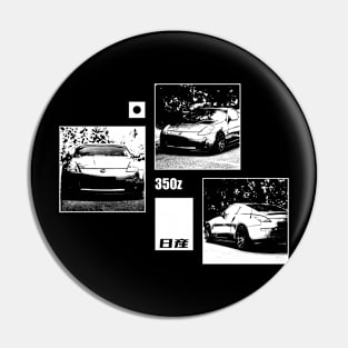 NISSAN 350Z Black 'N White Archive (Black Version) Pin