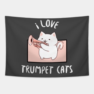 Trumpet Cat  - I Love Trumpet Cats Tapestry