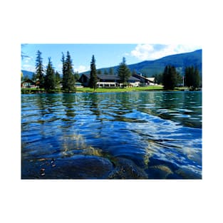 Beauvert Lake and Resort, Jasper National Park, Rocky Mountains, Alberta, Canada T-Shirt