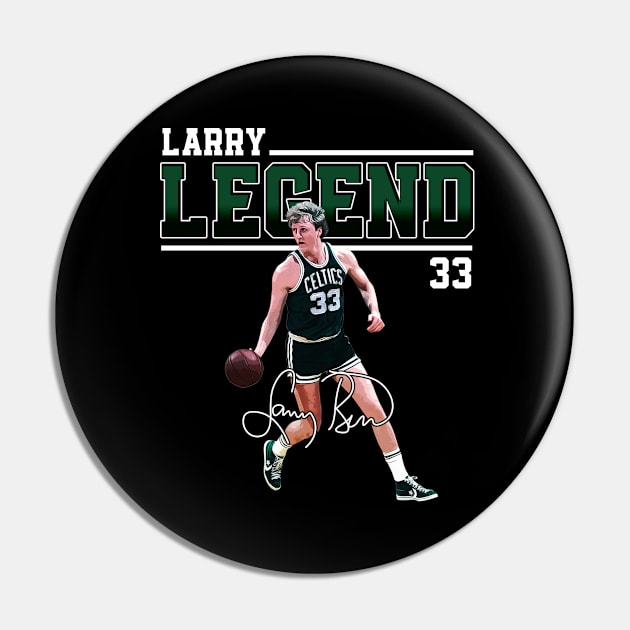 Larry Bird Legend Air Bird Basketball Signature Vintage Retro 80s 90s Bootleg Rap Style Pin by CarDE