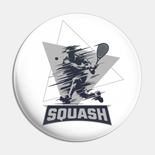 Squash player Pin