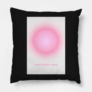 Positive Affirmation Pink Aura Pillow