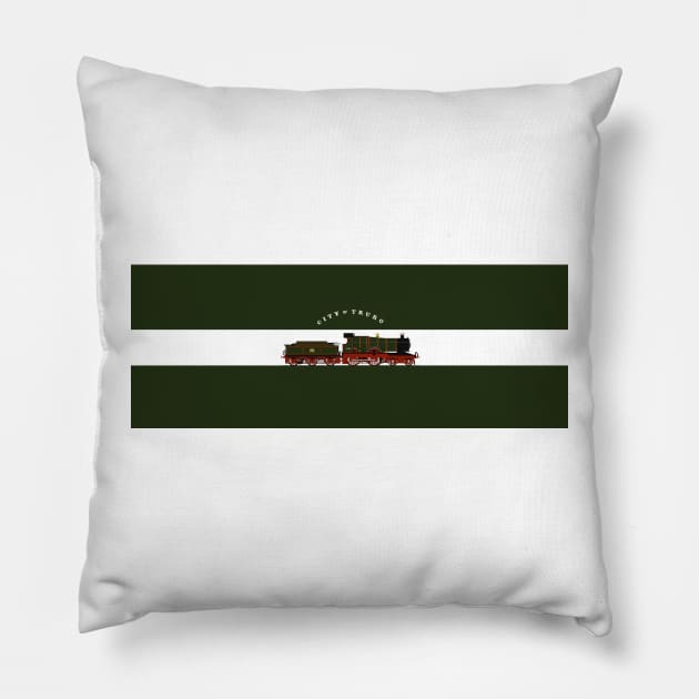 GWR City of Truro Pillow by ontherails