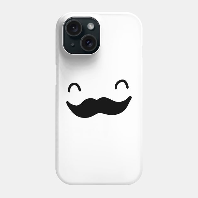 Moustache face Phone Case by bigmoments