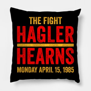 Hagler vs Hearns Pillow