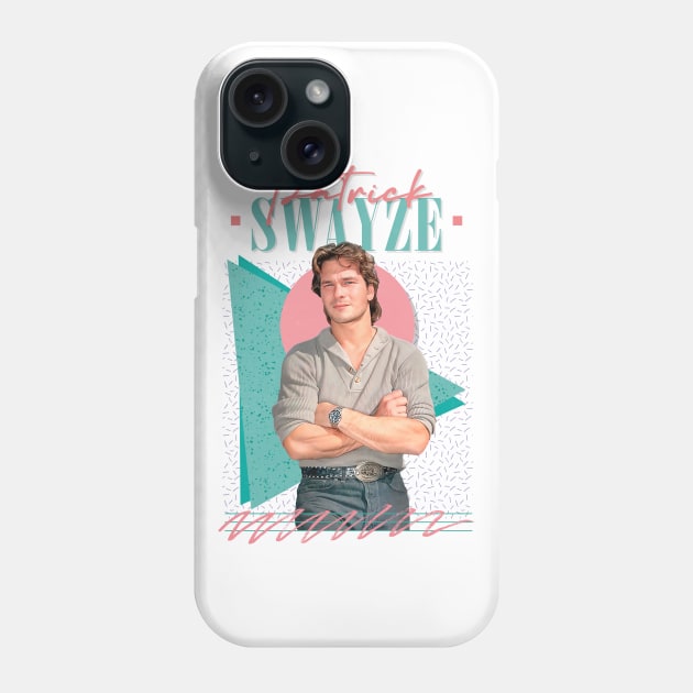 Patrick Swayze // Retro Style Fan Art Phone Case by DankFutura