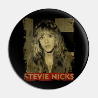 TEXTURE ART- Stevie Nicks - RETRO STYLE 2 Pin