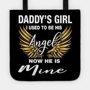 Men My Dad is my Guardian Angel Shirt Father_s Day Gifts Tote