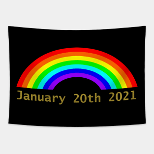 Inauguration Rainbow 2021 Tapestry