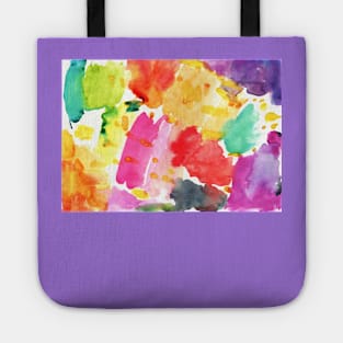 Abstract watercolor painting Tote