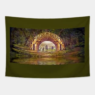 Northern Lands-Stones in the Forest Reflections Tapestry