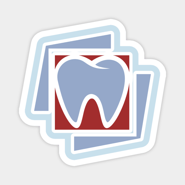 Tooth vector icon illustration. Healthcare and medical objects icon design concept. Dentist tooth object logo design. Magnet by AlviStudio