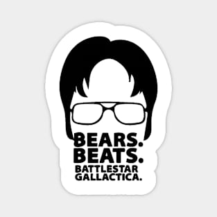 Bears Beets Battle Star Gallactica-Dwight Magnet