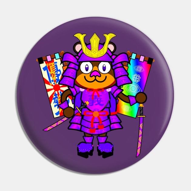 SUMMER PRIDE FESTIVAL: SAMURAI BEAR Pin by cholesterolmind