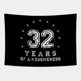 Vintage 32 years of awesomeness Tapestry