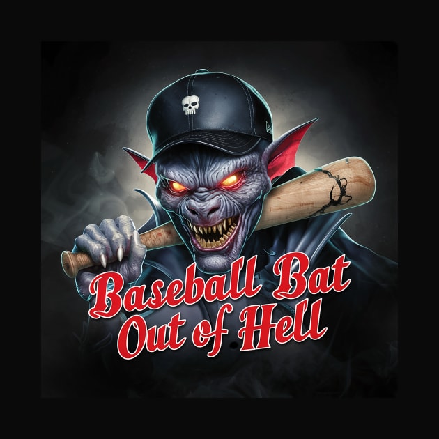 Hell of a baseball bat by Dizgraceland