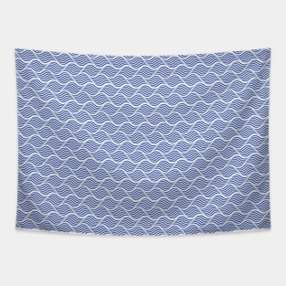 Blue Waves Tapestry