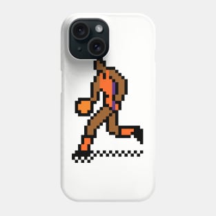 8-Bit Basketball - Clemson Phone Case