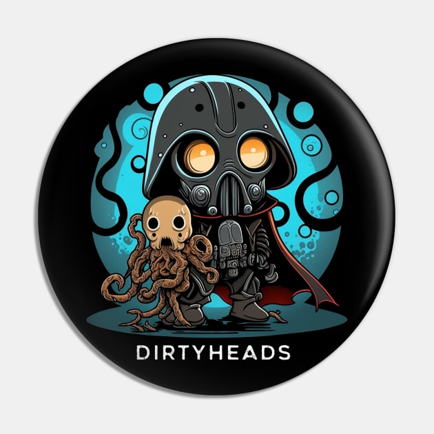 Dirty Heads Robtopus Pin by Tarat Taban