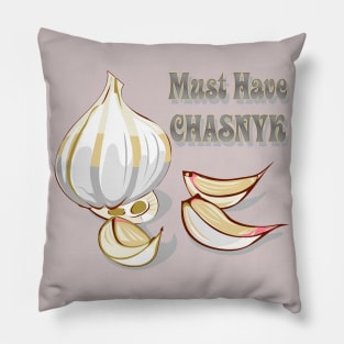 Garlic national vegetable of Ukraine Pillow