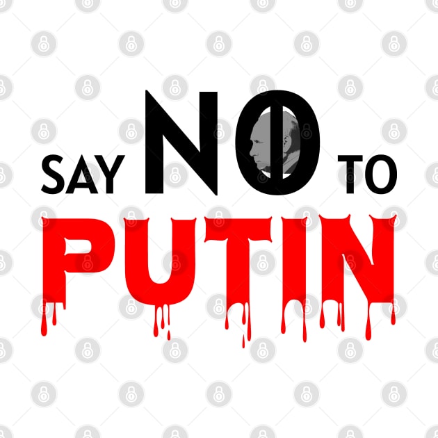 SAY NO TO PUTIN PROTEST RUSSIAN INVASION STAND WITH UKRAINE AND KAZAKHSTAN by ProgressiveMOB