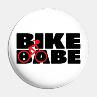 Bike Babe Pin