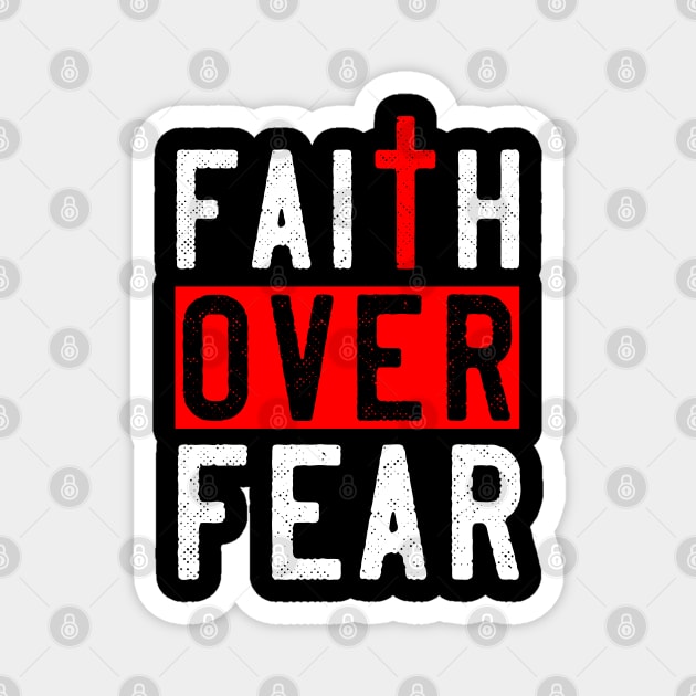Faith Over Fear Magnet by WiZ Collections