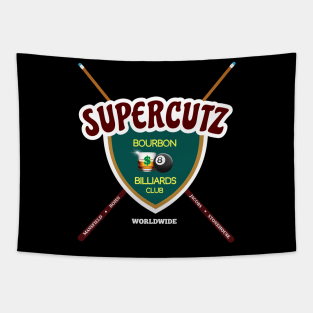 SUPERCUTZ BOURBON AND BILLIARDS CLUB Tapestry