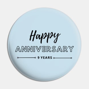 Happy Anniversary | 9 Year Pin