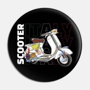 Italian Classic Scooter Pin