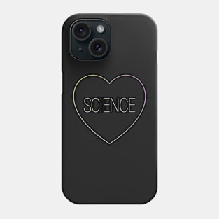 I Love Science Heart Phone Case