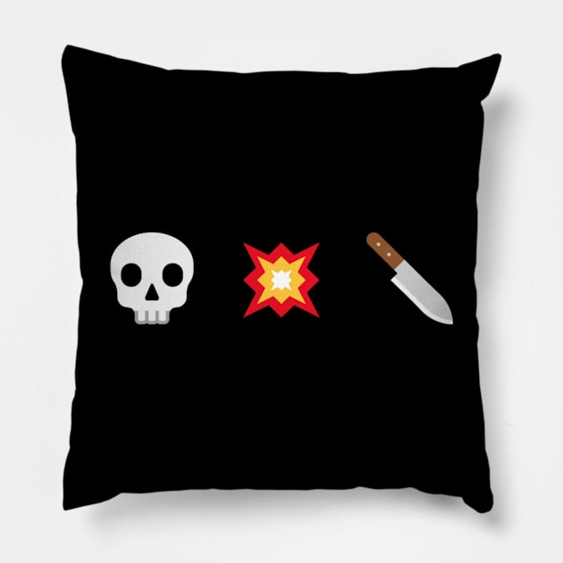 VICTORIA EMOJI Pillow by KVLI3N