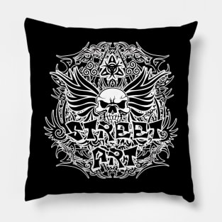 Tattoo Tribal Street Art Pillow