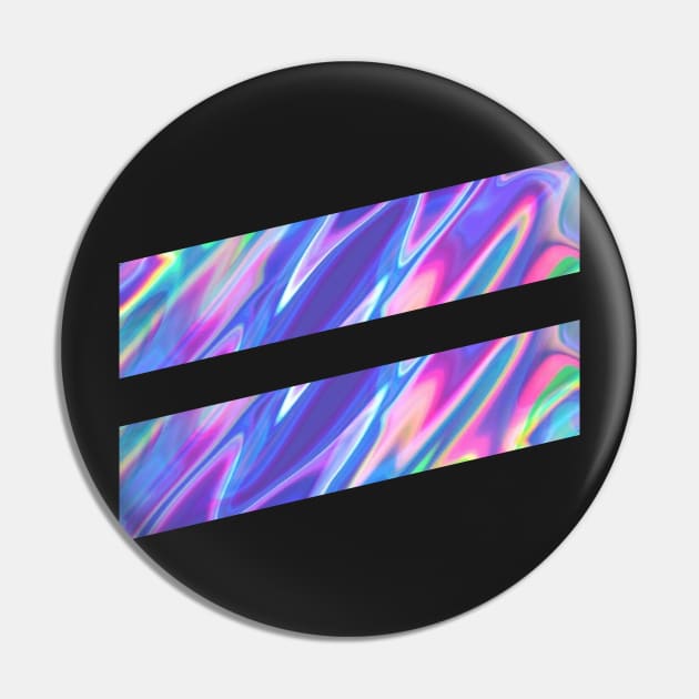 Double Slash, Abstract Colorful Geometric Graphic Design Pin by MouadbStore