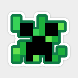 Creeper In Pieces Magnet