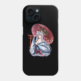 Kitsune Girl Anime Phone Case