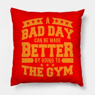 Going To The Gym Pillow