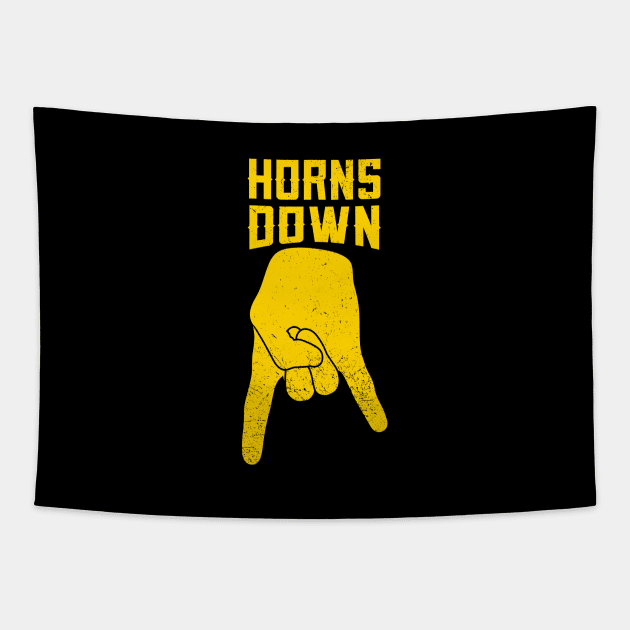 Horns Down Tapestry by Zen Cosmos Official