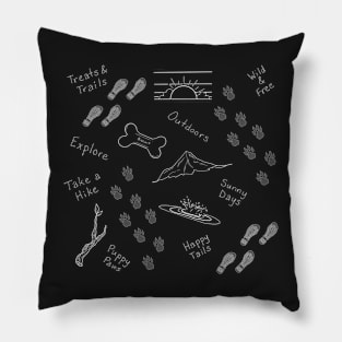 Treats and Trails Pillow