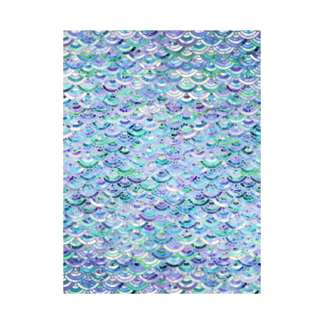 Marble Mosaic in Sapphire and Emerald by micklyn