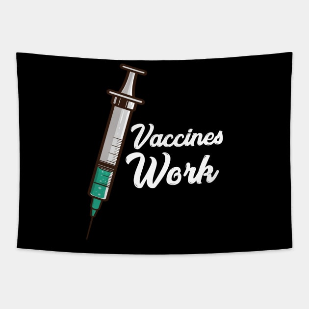 Pro Vaccine Tapestry by Design Seventytwo