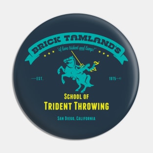 School of Trident Throwing Pin