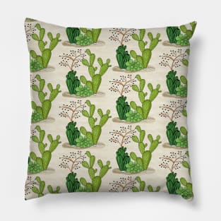 Cactus Pattern Art Pillow